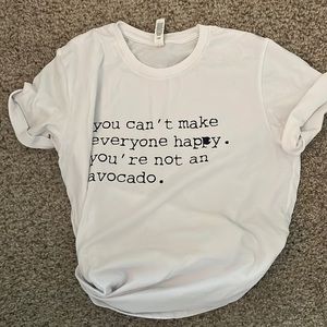 Etsy-purchased cotton tee